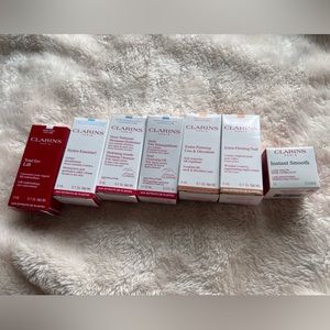7 Clarins Skincare Trial Size Samples - Brand New